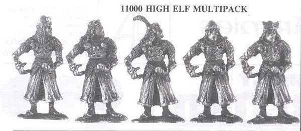 11000 High Elves (5 Different Miniatures)