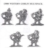 13000 Western Goblins (5 Different Miniatures)