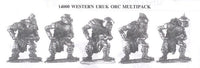 14000 Western Orc Uruks (5 Different Miniatures)