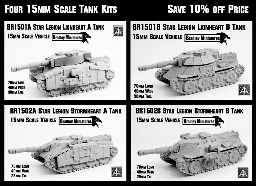 BR1500 Star Legion Four Tank bundle - Save 10%