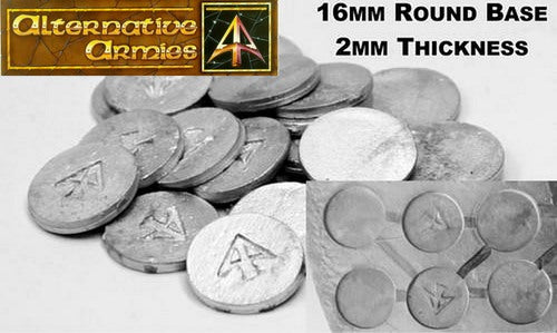 LBA2 16mm Round Bases - Buy More and Save More (20 to 500 Bases)