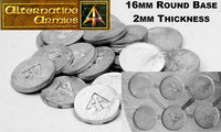 LBA2 16mm Round Bases - Buy More and Save More (20 to 500 Bases)