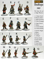 5002 Deadloque Miniatures Set (17 poses and as singles)