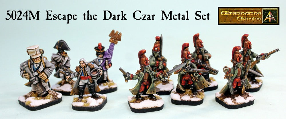 5024M Escape from the Dark Czar Set in Metal - Flintloque Beginners Set