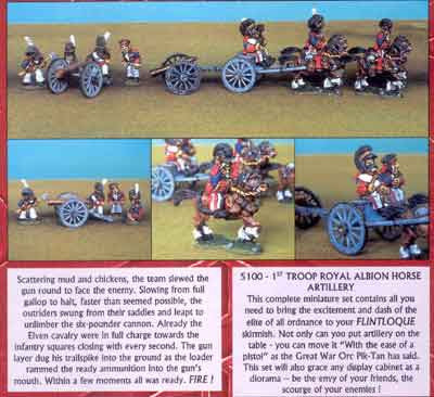 5100 1st Royal Albion Horse Artillery Set
