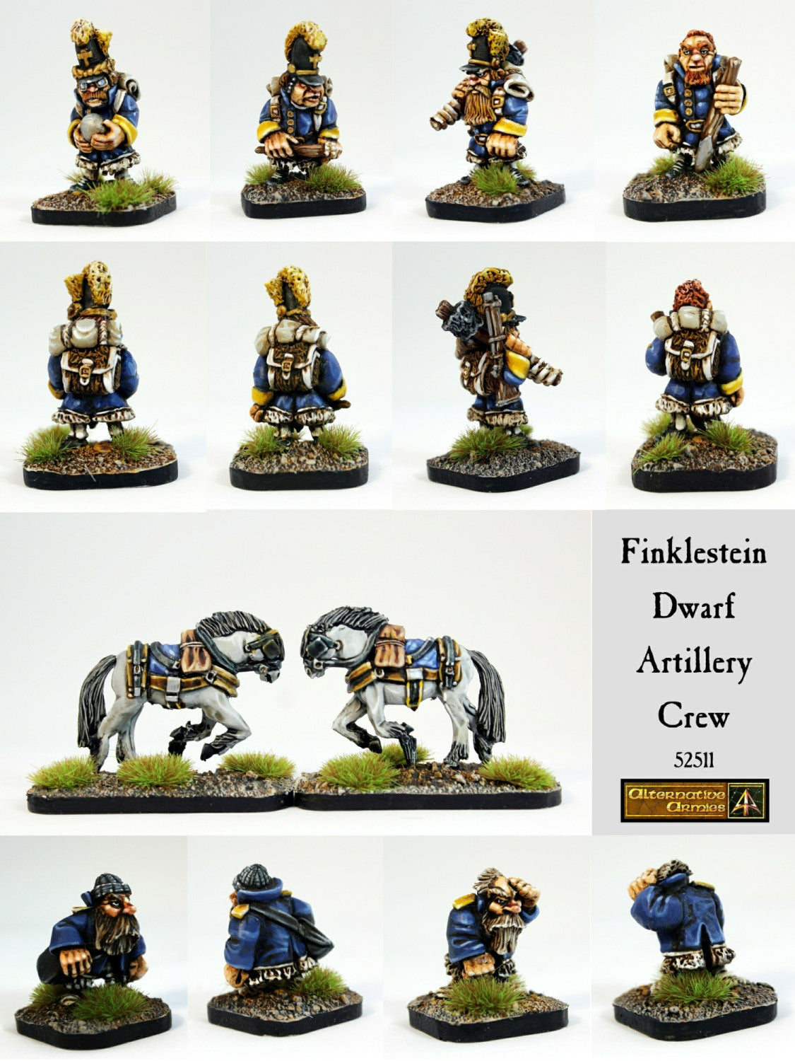 52511 Finklestein Dwarf Artillery Crew