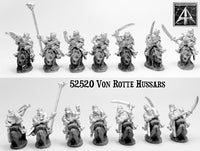 52520 Von Rotte Hussar Unit (10 Mounted Dwarves)