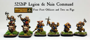 52526P Legion de Nain Command (Pummilig Pigs)
