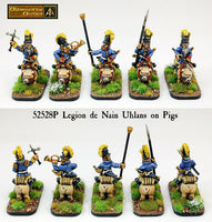 52528P Legion de Nain Uhlans on Pigs