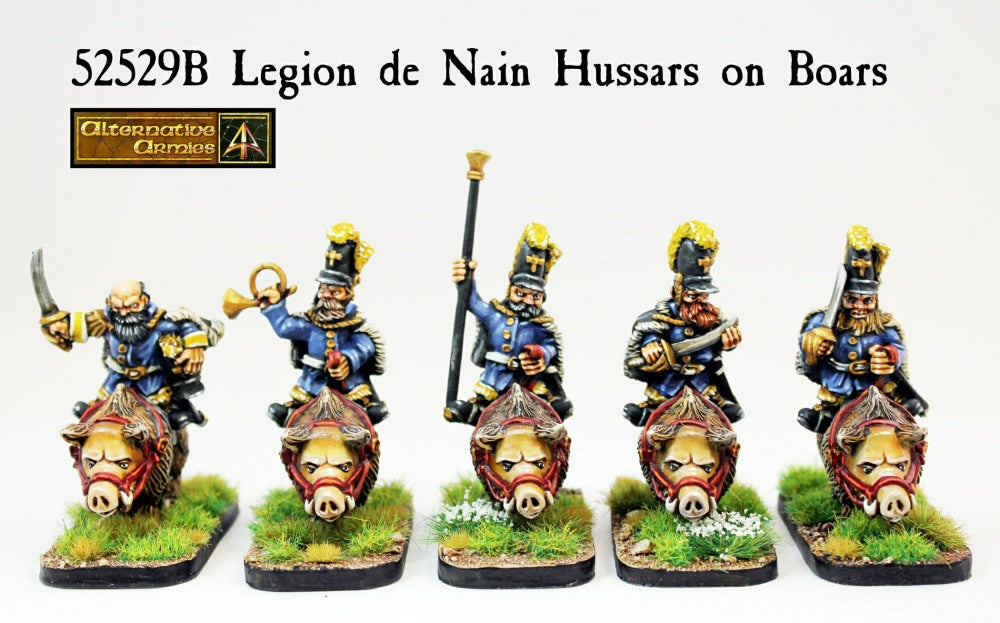 52529B Legion de Nain Hussars on Boars