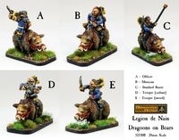 52530B Legion de Nain Dragoons on Boars