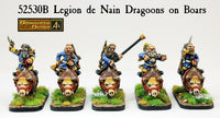 52530B Legion de Nain Dragoons on Boars