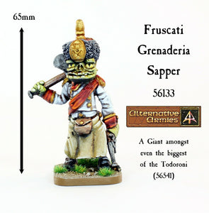 56133 Fruscati Grenaderia Sapper  (65mm Tall)
