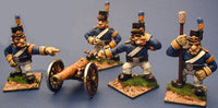 56580 Trolka Artillery Crew and Cannon in Resin