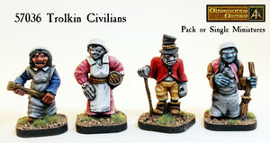 57036 Trolkin Civilians - Pack or Single Miniatures