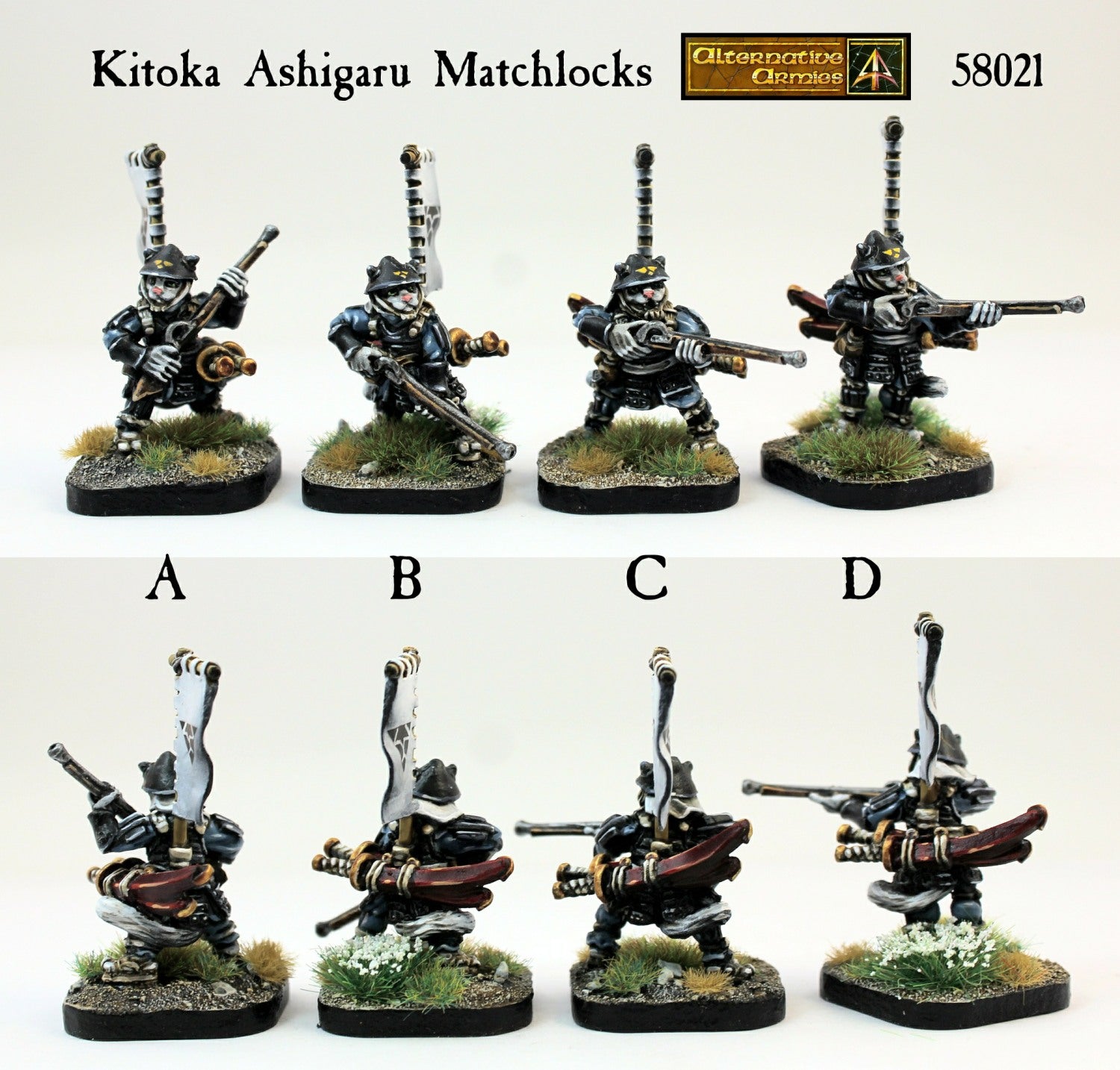 58021 Kitoka Ashigaru Matchlocks