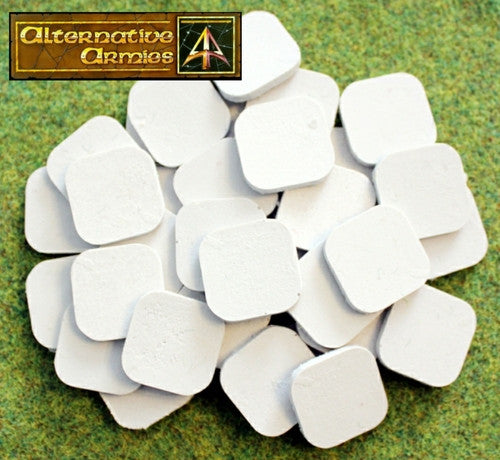 59021 25mm Square Resin Cartouche Bases (35) - Save 10% to 20%
