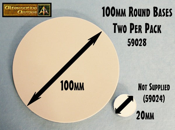 59028 100mm Round Resin Base (2 per pack)