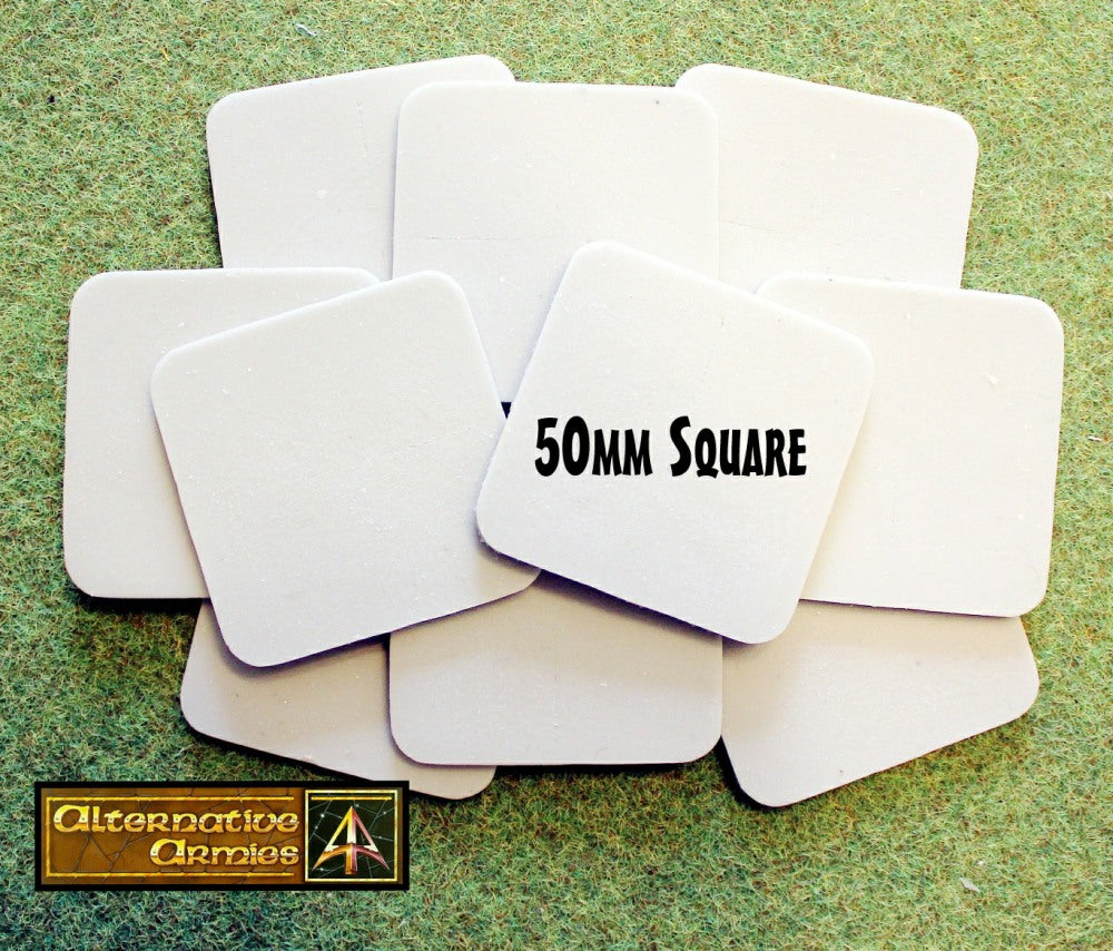 59029 50mm Square Resin Cartouche Bases (10)