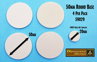 59029 50mm Round Resin Base (4 per pack)