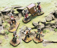 59522 Sedan Chair 28mm kit with Dogmen or on its own