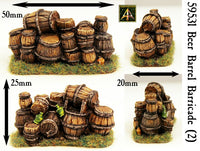 59531 Beer Barrel Barricade (Pack of Two)