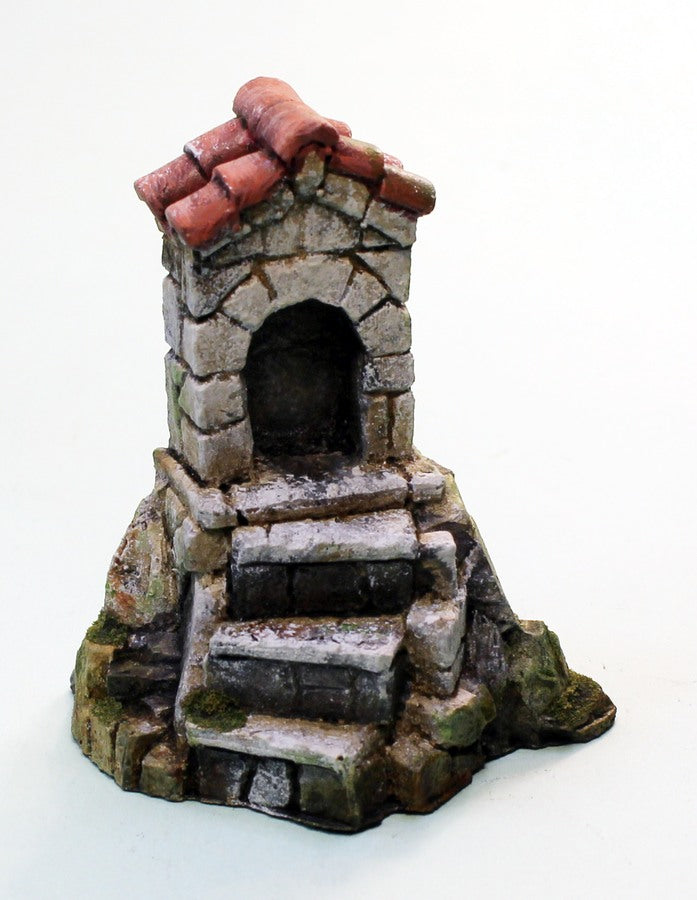 PTD59542 Wayside Shrine-Pro-Painted Scenic Piece