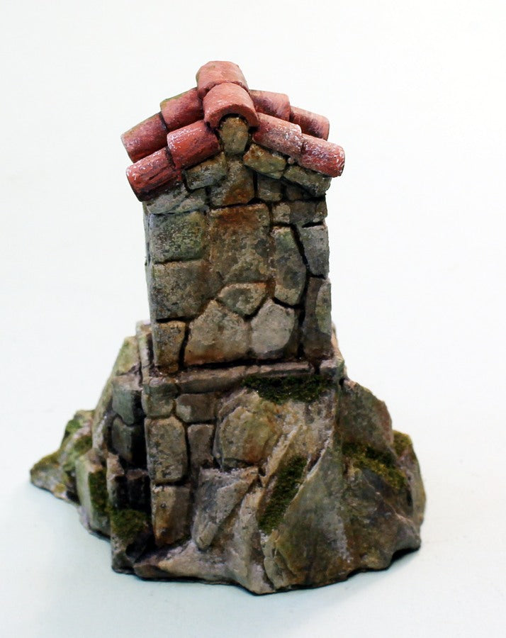 PTD59542 Wayside Shrine-Pro-Painted Scenic Piece