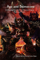 Axe and Brimstone Campaign Sourcebook-supplement book