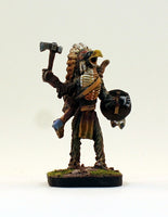 PTD 7121 Phree Senior Leader with Hatchet and Shield with Head Dress