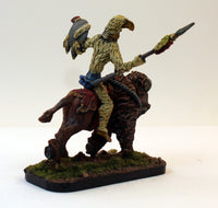 PTD 7124 Phree Bison Rider Brave with Spear and Shield