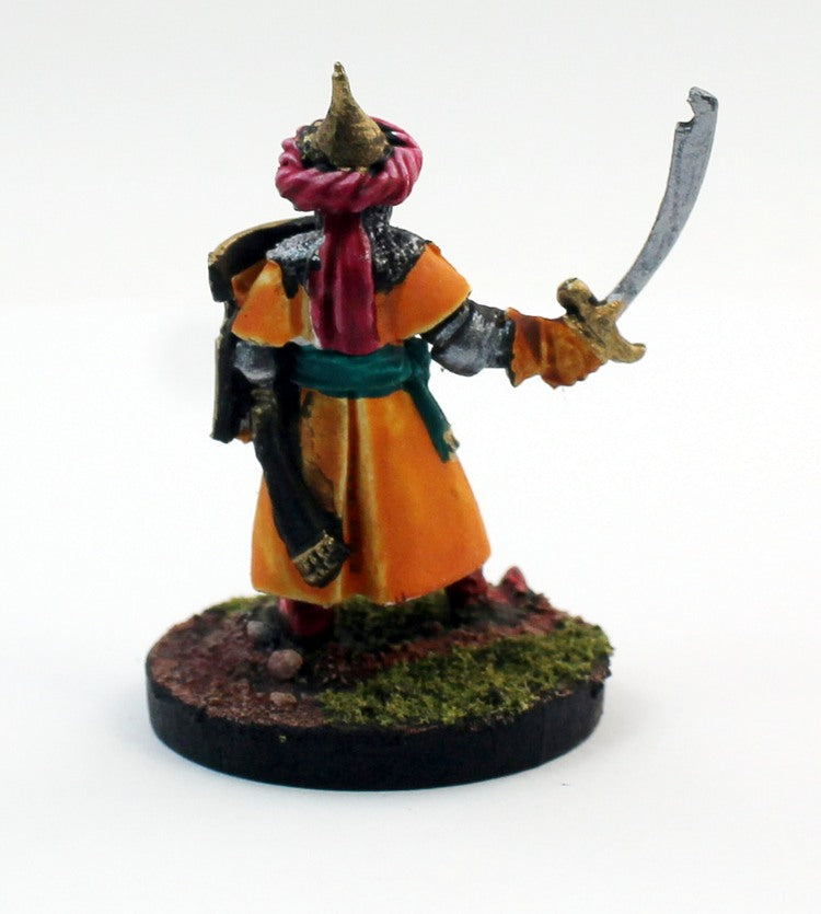 CA4-04: A Saracen warrior in armour with Sword and Shield.