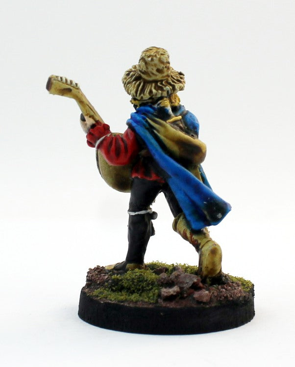 PTDFL13-02: Human Bard with instrument.