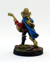 PTDFL13-02: Human Bard with instrument.
