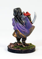 PTDFL19-02: Assassin in robes and hood with curved blade.