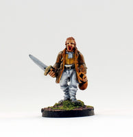 PTD FL26-01: Human Sea Captain with Sword and Coin Bag.