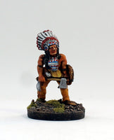 PTD FL9-01: North American Indian Brave-axe and shield-headdress.