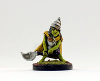 PTD OH15-02: Goblin in armour with conical helmet and Axe (2)