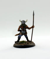 PTD OH19-01: HobGoblin warrior with Spear in horned helm.