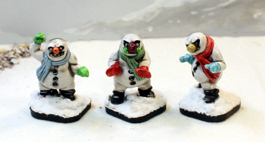 PTD SN09 Snowmen: 3 Pieces