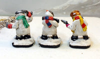 PTD SN10 Sci-fi Snowmen: 3 Pieces