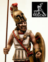 Greek Hoplite at Rest-120mm Kit-UNPAINTED-Free Shipping Worldwide