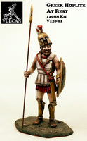 Greek Hoplite at Rest-120mm Kit-UNPAINTED-Free Shipping Worldwide