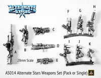 AS014 Alternate Stars Weapons Set (Pack of 11 or Single Choice)
