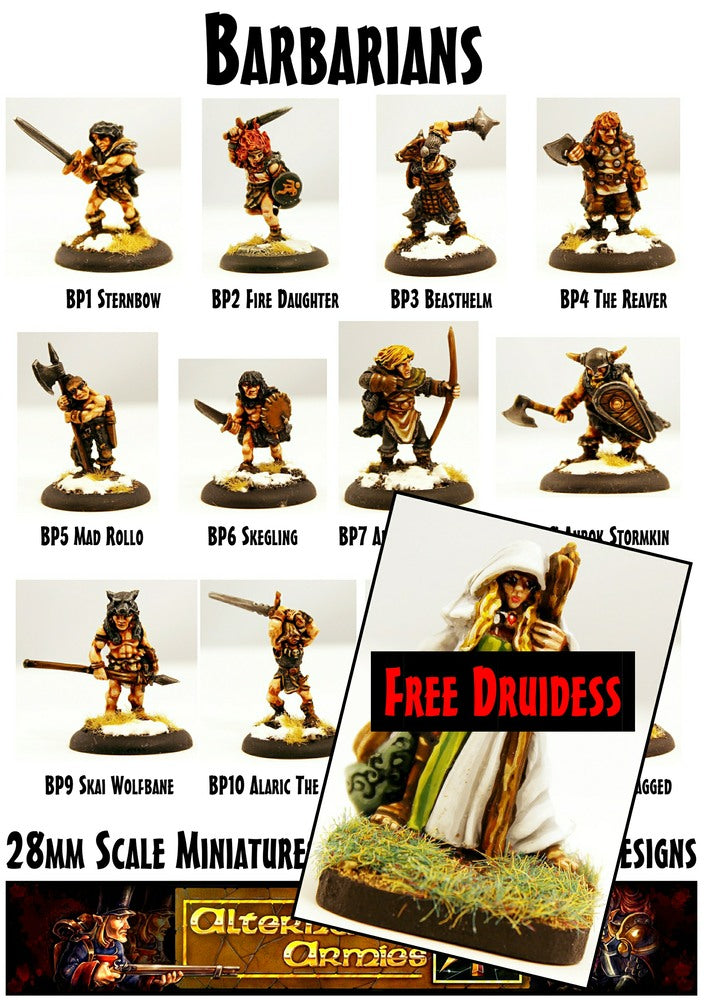 BP13 The Barbarian Warpack with free Druidess included