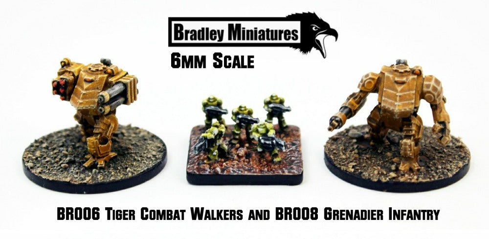 BR006 Tiger Combat Walker (Pack of Four or Single)