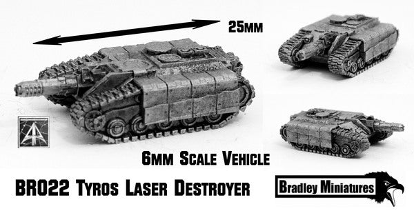 BR022 Tyros Laser Destroyer Tank (Pack of Four or Single)