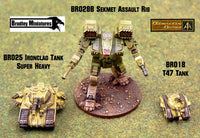 BR028B Sekhmet Assault Rig Running (Mecha approx 50mm tall) - Many loadout choices