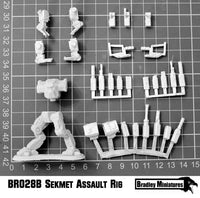 BR028B Sekhmet Assault Rig Running (Mecha approx 50mm tall) - Many loadout choices