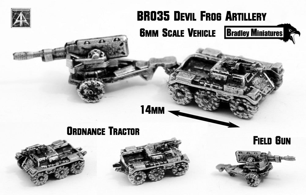 BR035 Devil Frog Artillery (Pack of Four or Single or Parts)